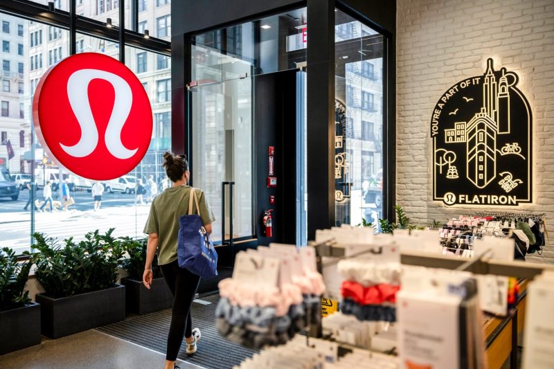 Lululemon shares drop 15% as CEO says inflation, economic concerns are weighing on spending