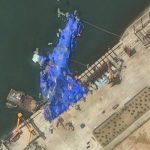 Satellite images reveal North Korea’s mangled naval destroyer after failed launch