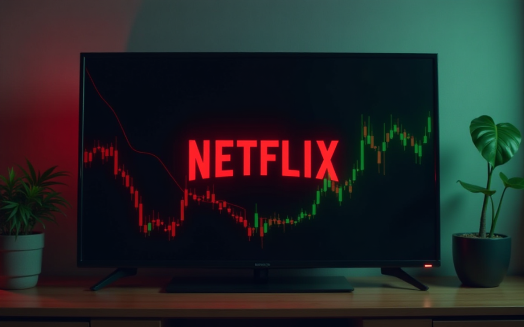 JPMorgan cuts Netflix rating, citing balanced risk-reward post-rally; stock falls