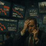 US digest: markets slide after fresh Trump tariff threat, consumer sentiment slide