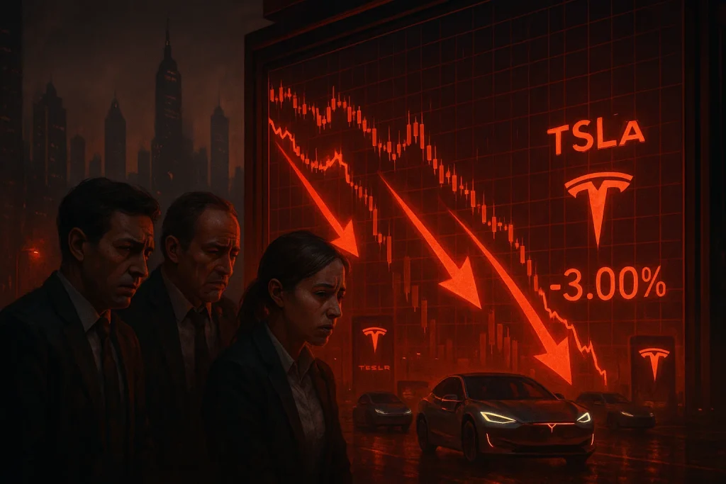 Tesla stock plunges 3% on Tuesday: here’s what the investors are blaming