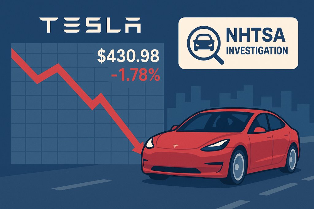Why Tesla stock is sliding around 2% on Thursday