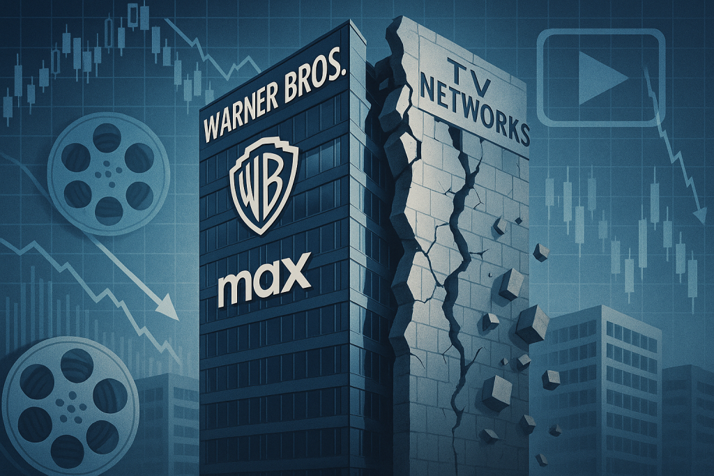 Warner Bros. Discovery stock rise even as TV revenue slump drives quarterly loss
