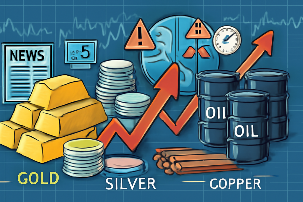 Commodity wrap: gold trims losses; oversupply concerns weigh on crude oil