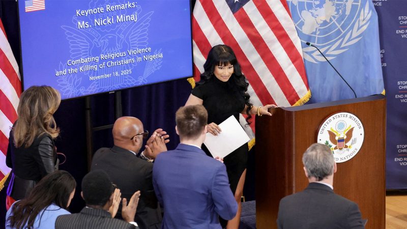 Nicki Minaj teams up with Trump’s UN ambassador to spotlight ‘genocide’ of Christians in Nigeria