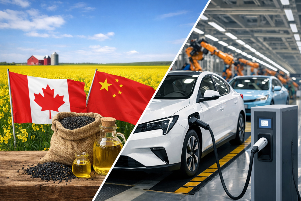 Canada, China look to ease trade rensions; Canola and EV tariffs adjusted