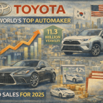 Toyota tops global auto sales in 2025 as hybrids offset US tariff pressure