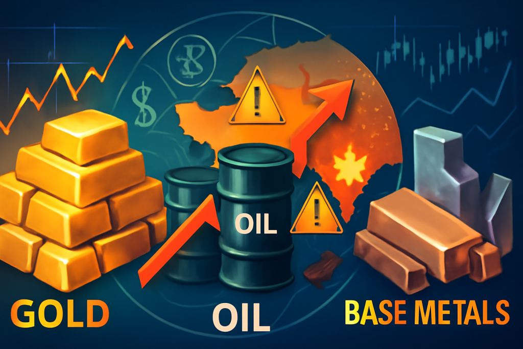 Commodity wrap: geopolitical tensions boost bullion; oil prices slump