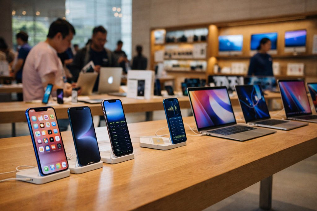 Apple stock surges as iPhone demand, Mac sales lift outlook