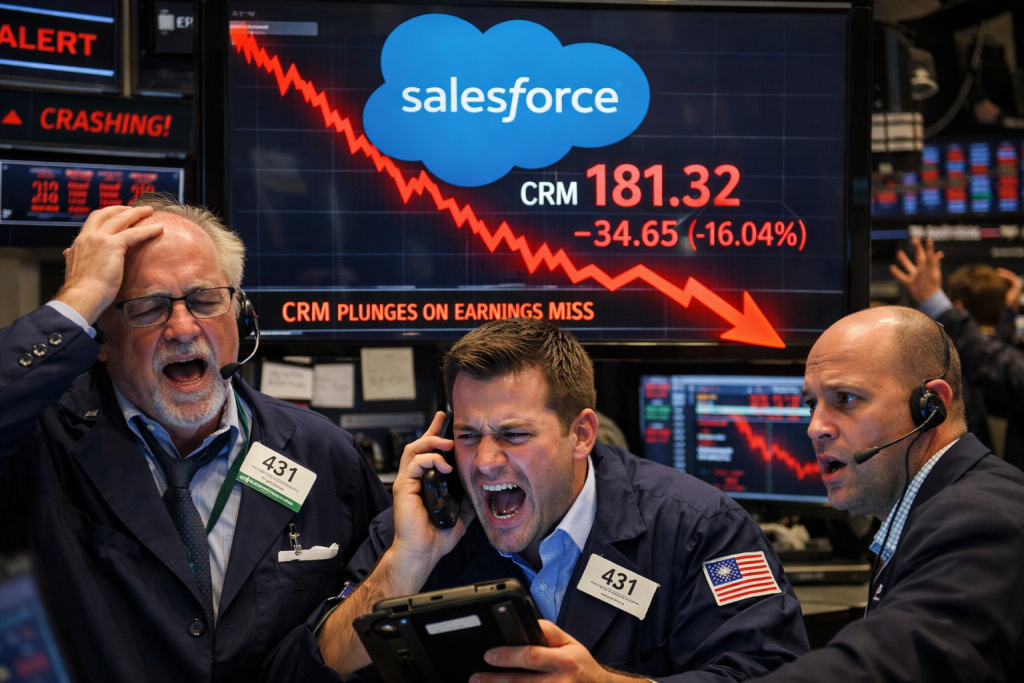 Salesforce stock wipeout hits $212B as acquisition spree backfires