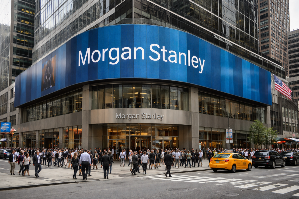Morgan Stanley earnings: record profits warrants buying at current levels